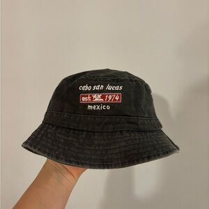 Black Cabo San Lucas Bucket Hat